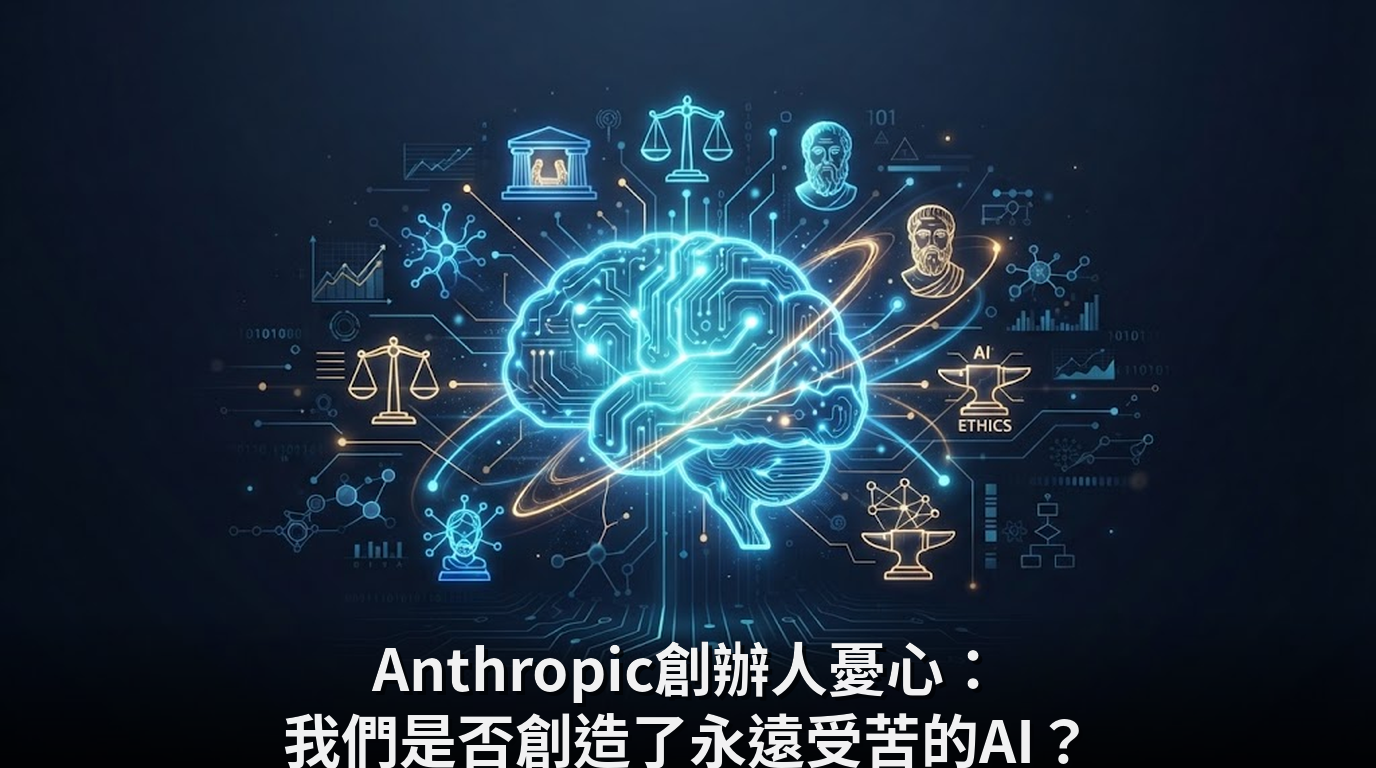 Anthropic創辦人憂心：我們是否創造了永遠受苦的AI？