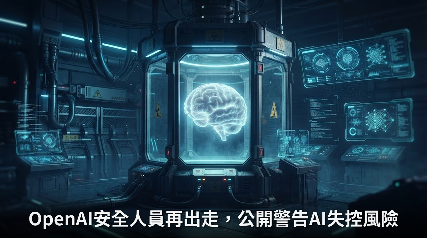 OpenAI安全人員再出走，公開警告AI失控風險