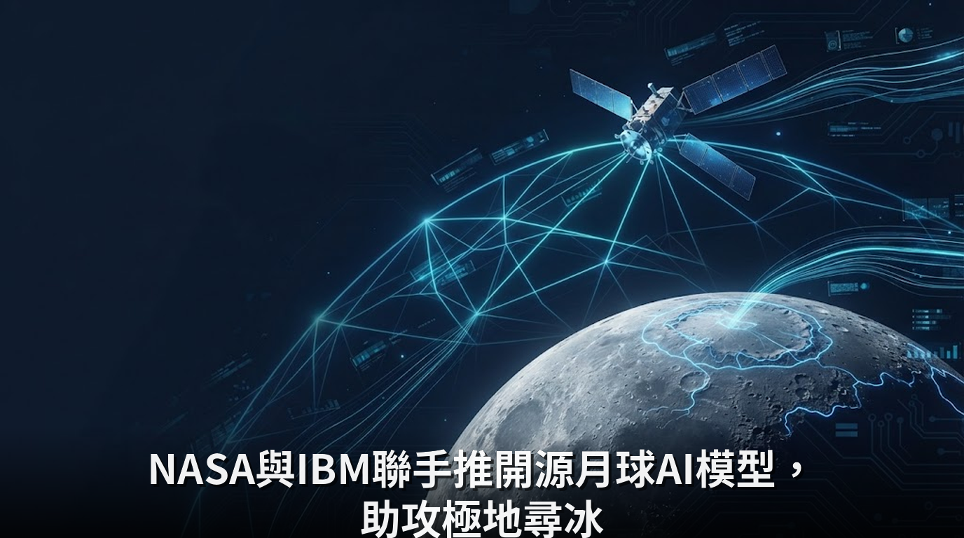 NASA與IBM聯手推開源月球AI模型，助攻極地尋冰