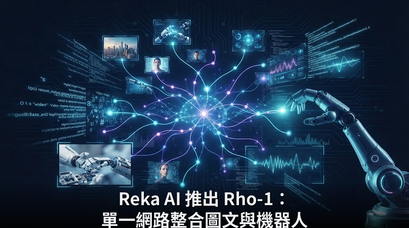 Reka AI 推出 Rho-1：單一網路整合圖文與機器人