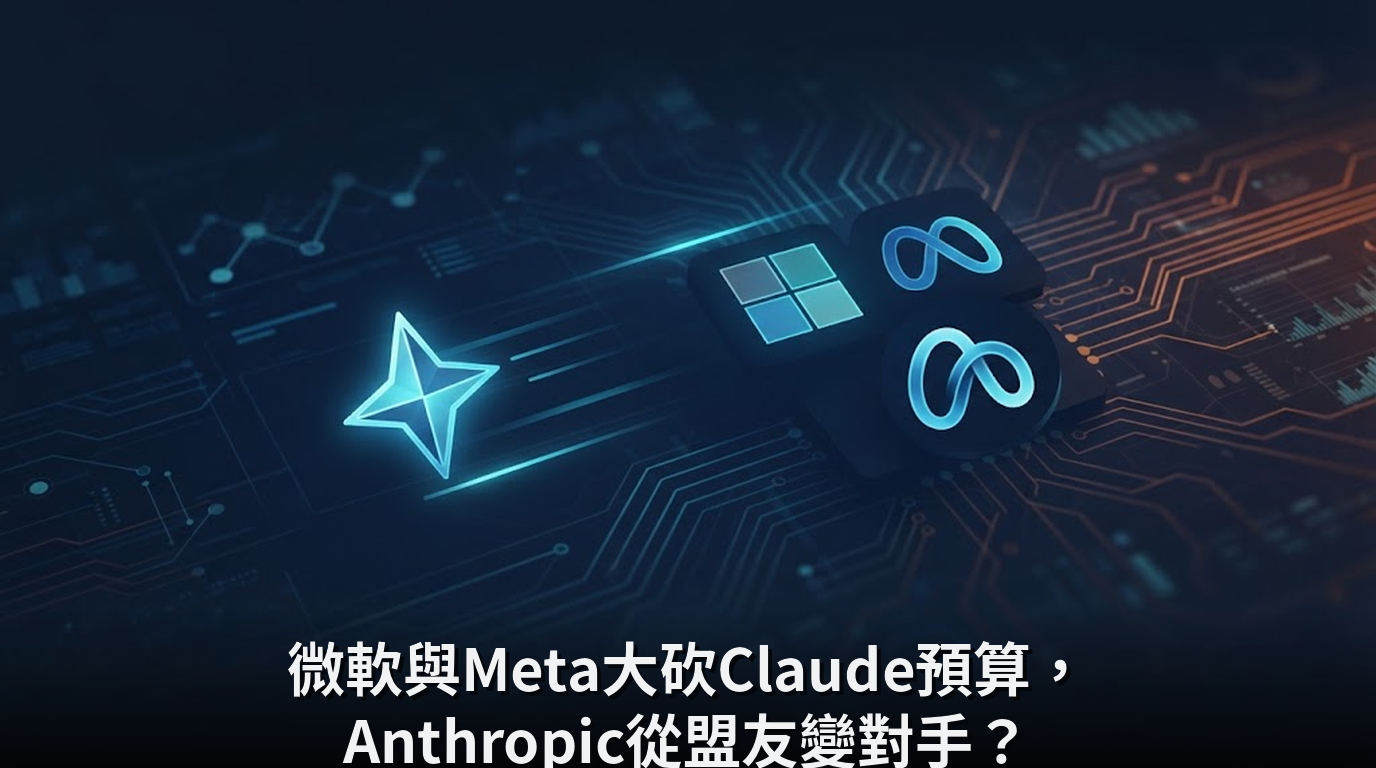 微軟與Meta大砍Claude預算，Anthropic從盟友變對手？