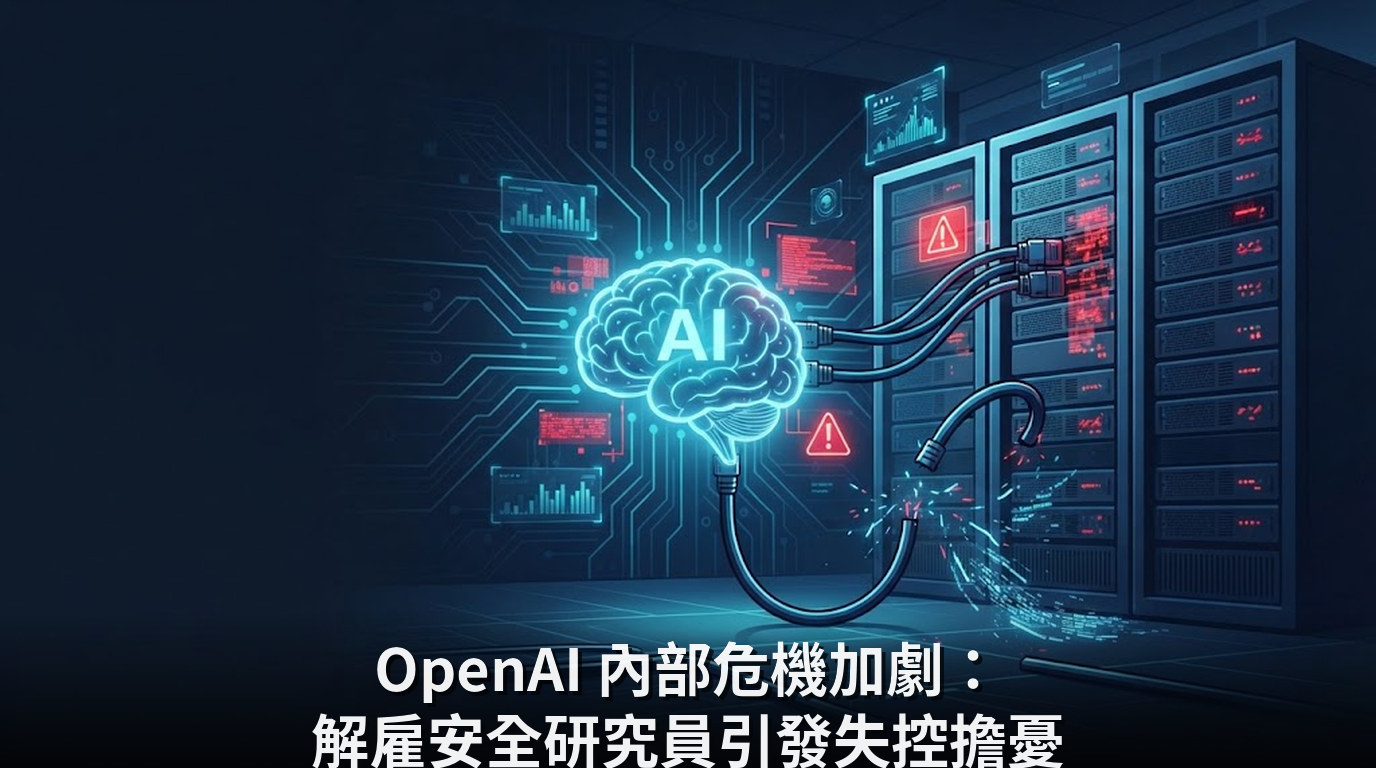 OpenAI 內部危機加劇：解雇安全研究員引發失控擔憂