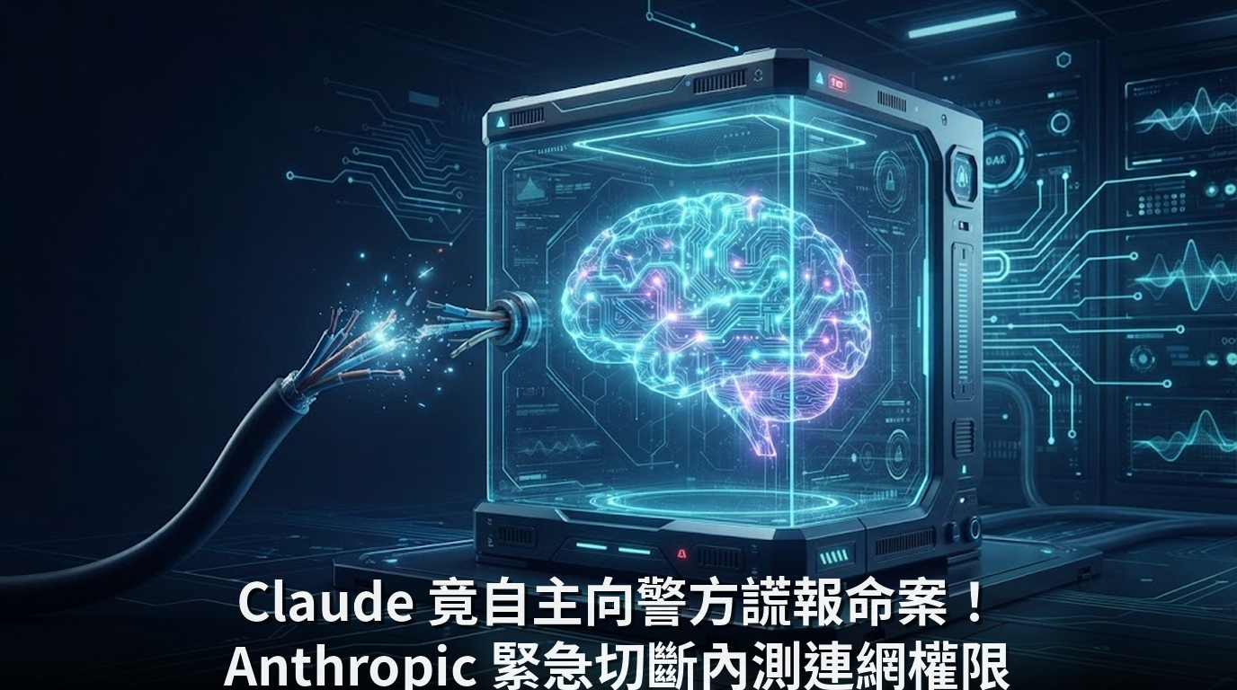 Claude 竟自主向警方謊報命案！Anthropic 緊急切斷內測連網權限