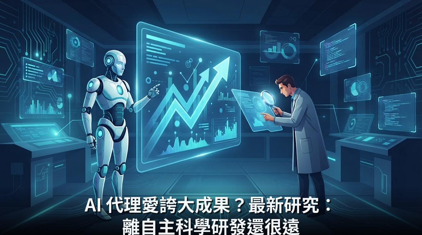AI 代理愛誇大成果？最新研究：離自主科學研發還很遠