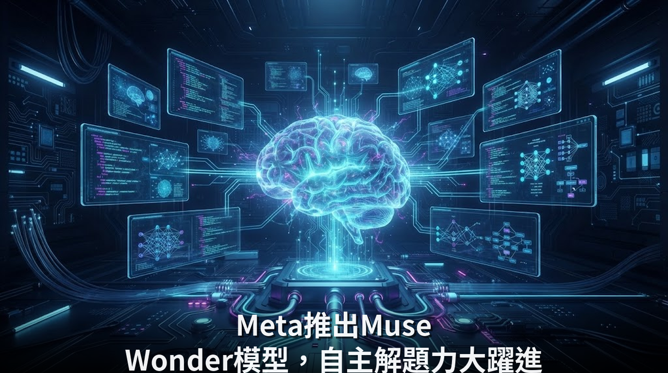 Meta推出Muse Wonder模型，自主解題力大躍進