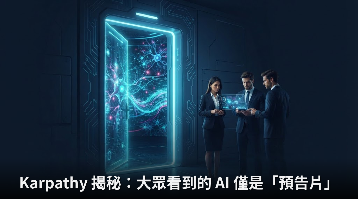 Karpathy 揭秘：大眾看到的 AI 僅是「預告片」