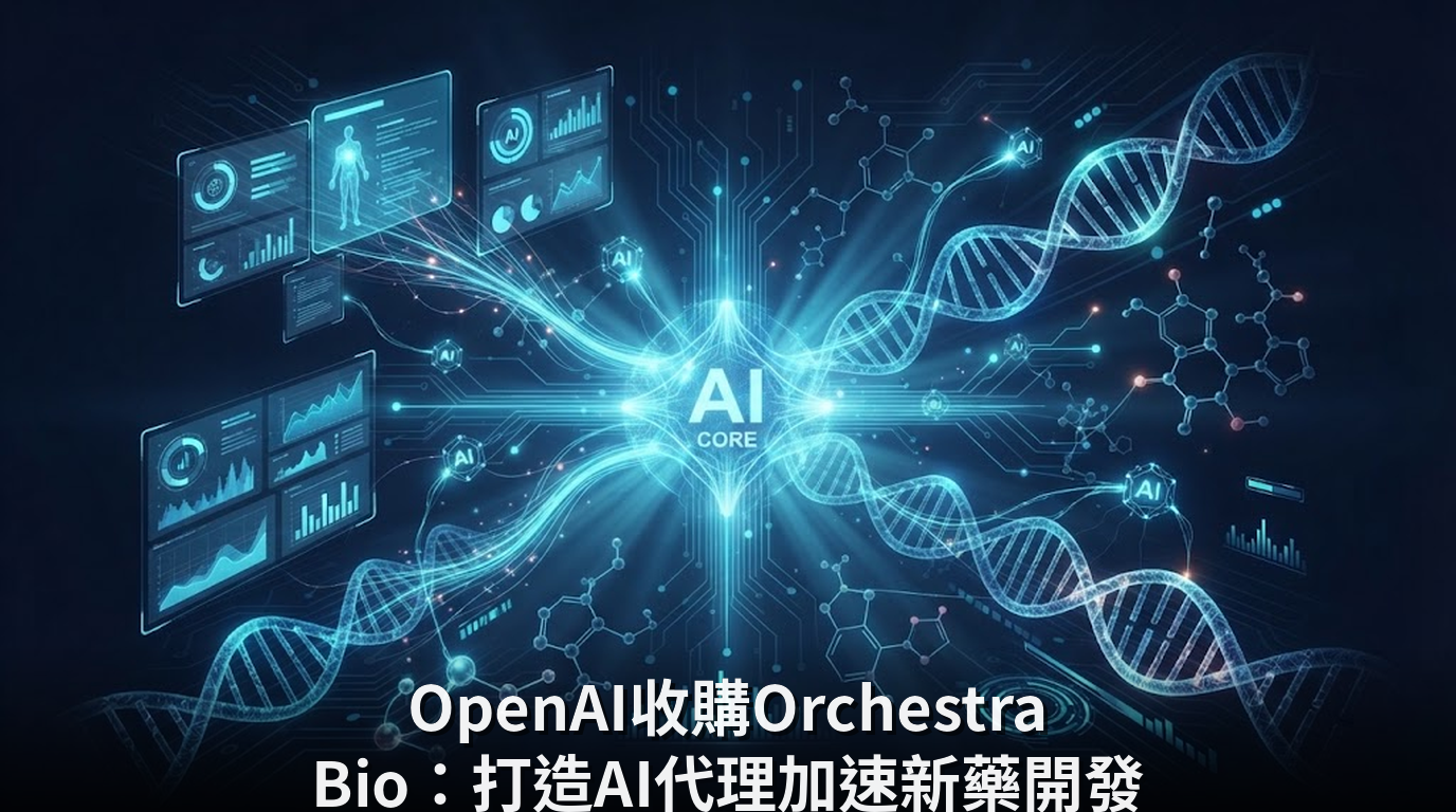OpenAI收購Orchestra Bio：打造AI代理加速新藥開發