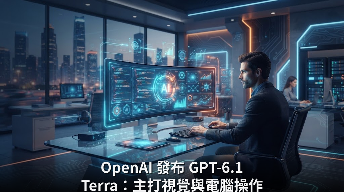 OpenAI 發布 GPT-6.1 Terra：主打視覺與電腦操作