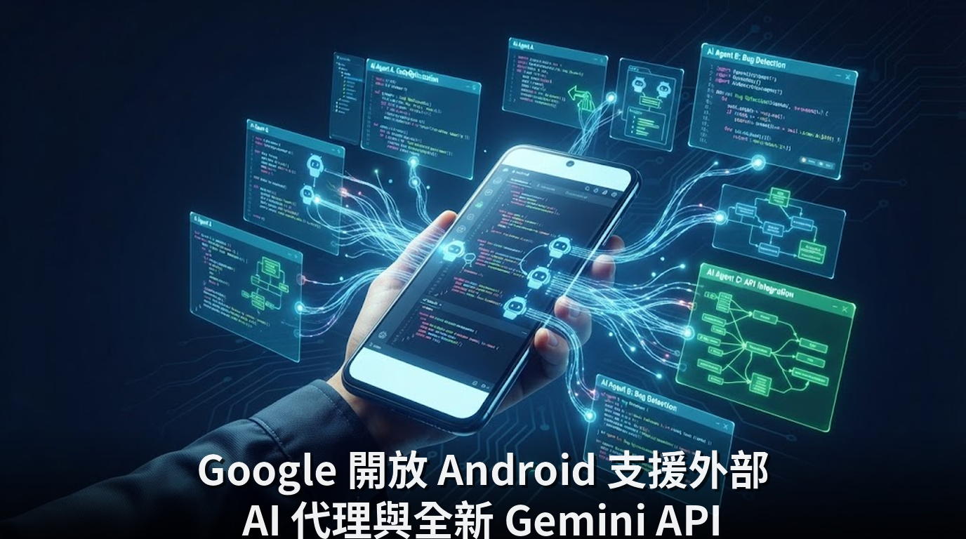 Google 開放 Android 支援外部 AI 代理與全新 Gemini API