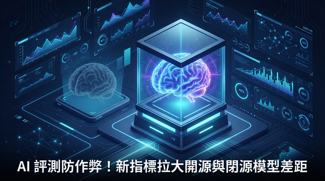 AI 評測防作弊！新指標拉大開源與閉源模型差距